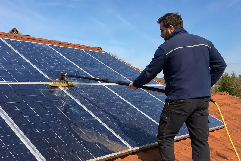Nettoyage et entretien de panneaux solaires à Revonnas